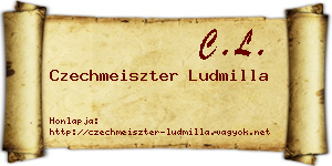 Czechmeiszter Ludmilla névjegykártya